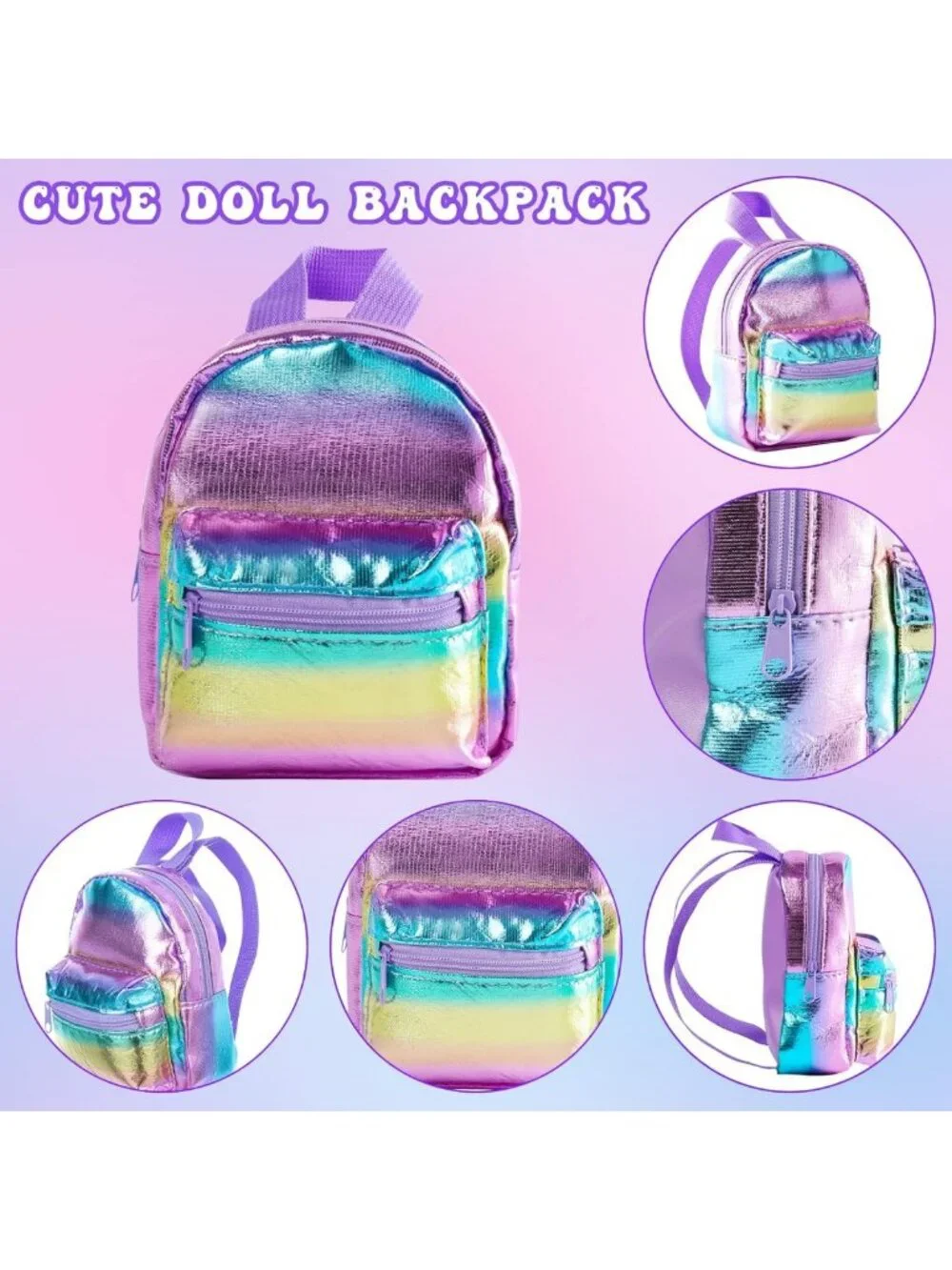 17-Piece 18-Inch Doll Clothes & Accessories Set for Girls - Fun School Supplies!